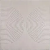 vidaXL Bereichsteppiche Quadratisch GALATI Creme 200 x 200 cm