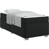 vidaXL Bettrahmen Schwarz 80 x 200 cm Stoff