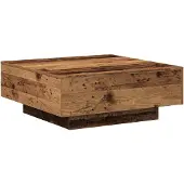 vidaXL Couchtisch Altholz 80 x 80 x 31 cm