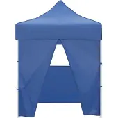 vidaXL Party-Zelt Blau 200 x 200 x 315 cm Oxford-Stoff