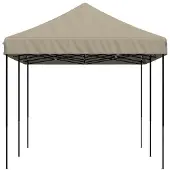 vidaXL Partyzelt Faltbar Pop-Up Taupe 580x292x315 cm