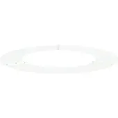 vidaXL geeignet für flachen Baumring Weiß Ø50 / 80 cm Stahl