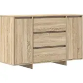 vidaXL Sideboard Sonoma-Eiche 120 x 41 x 75 cm Holzwerkstoff