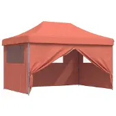 vidaXL Party-Zelt Terrakotta 292 x 440 x 315 cm Oxford-Stoff