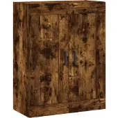 vidaXL Highboard Räuchereiche 69,5x34x180 cm Holzwerkstoff