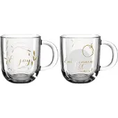 Leonardo Tasse Presente Entspannen 400 ml, 2 Stück, Transparent