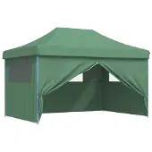 vidaXL Party-Zelt Grün 292 x 440 x 315 cm Oxford-Stoff
