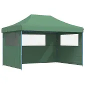 vidaXL Party-Zelt Grün 279 x 410 x 315 cm Oxford-Stoff