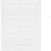 vidaXL Venetianer Jalousie Weiß 150 x 120 cm PVC