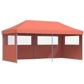 vidaXL Party-Zelt Terrakotta 292 x 580 x 315 cm Oxford-Stoff