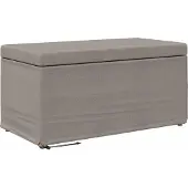 vidaXL Hocker Taupe 81 x 41 x 40 cm Stoff und Pressholz