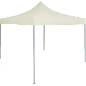 vidaXL Party-Zelt Creme 200 x 200 x 315 cm Oxford-Stoff