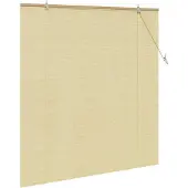 vidaXL Rollo Natur 140 x 160 cm Bambus