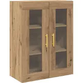vidaXL Wandschrank Artisan-Eiche 69,5 x 34 x 90 cm Holzwerkstoff