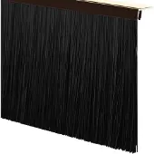 vidaXL Selbstklebende Türbürstendichtungen 2 stk. Braun 100 cm