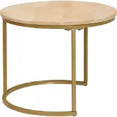 vidaXL Nesting-Couchtische 3 stk. Braun 54 x 54 x 40 cm