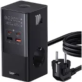 Baseus PowerCombo Tower, Drinnen, AC, 1,5 m, Schwarz