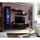 Xl Moebel Gmbh Wohnzimmermöbel Schwarz Komplett Set Wohnwand Designer Hänge Vitrine Möbel