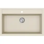 vidaXL Waschbecken Granit 795 x 505 mm Beige