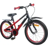 vidaXL Kinderfahrrad 22 Zoll für 7-12 Jahre alt Rot und Schwarz