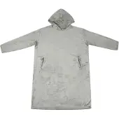 vidaXL Decken-Hoodie Grau L Flanell