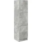 vidaXL Highboard Beton Grau 31,5 x 32 x 122,5 cm