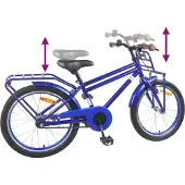 vidaXL Kinderfahrrad 20 Zoll für 6-11 Jahre alt Dunkelblau