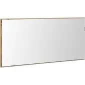 vidaXL Spiegel Artisan-Eiche 80 x 37 cm Glas und engineered Holz