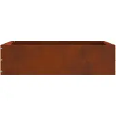 vidaXL Raseneinfassung Rostig 50 x 50 x 13 cm Wetterfeststahl