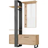 Vicco Garderobe Porto Braun 120 x 192 cm, Model 38169