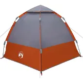 vidaXL Schnellmontagezelt mit Regenhaube für 4 Personen 185T Polyester