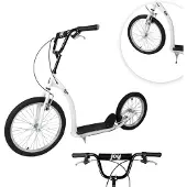 ACRA Roller Joy Aven, 20/16 Zoll Luftreifen, V-Bremse, 98 cm Lenker, weiß, bis 100 kg Tragkraft