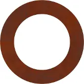 vidaXL geeignet für flache Baumringe 5 Stk. Rostig Ø60/90 cm
