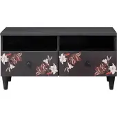 vidaXL Couchtisch Mehrfarbig 80 x 54 x 40 cm Massivholz Mango