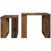 vidaXL Kaffeetisch Set 2 stk. Altholz 50 x 52 x 42 cm Holzwerkstoff