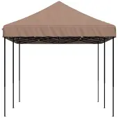 vidaXL Party-Zelt Braun 292 x 580 x 315 cm Oxford-Stoff