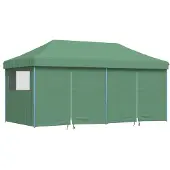 vidaXL Partyzelt 292 x 580 x 315 cm Grün Oxford-Stoff