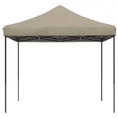 vidaXL Party-Zelt Taupe 292 x 292 x 315 cm Oxford-Stoff