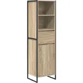 vidaXL Bücherregal Sonoma 43 x 36 x 150,5 cm Holzwerkstoff