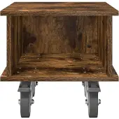 vidaXL TV-Ständer 37 x 35 x 35 cm Geräucherte Eiche Holzwerkstoff