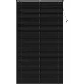 vidaXL Venetianer Jalousie Schwarz 213 x 110 cm PVC