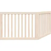 vidaXL Hundegitter Faltbar 2 Paneele 160 cm Pappelholz
