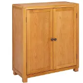 vidaXL Schrank mit Speicher mit Tür Braun Holzwerkstoff