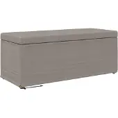 vidaXL Hocker Taupe 101 x 41 x 40 cm Stoff und Pressholz