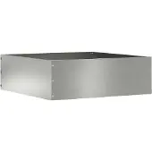 vidaXL Raseneinfassung 40 x 40 x 13 cm Verzinkter Stahl Silber