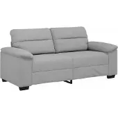 vidaXL 2-Sitzer-Sofa Wolkengrau 180x81x84 cm Stoff