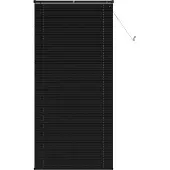 vidaXL Venetianer Jalousie Schwarz 213 x 90 cm PVC