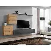 Xl Moebel Gmbh Wohnzimmermöbel Designer Modern Wohnwand Einrichtung Wand Regal Grau