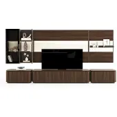Xl Moebel Gmbh Modern Braun TV-Wand Funktional Wohnwand Fernsehwand Wohnzimmer Möbel