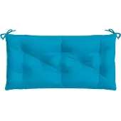 vidaXL Gartenbank-Auflage Hellblau 110x50x7 cm Oxford-Gewebe